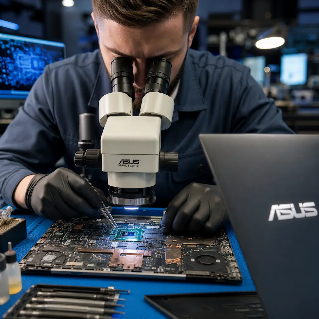 Замена видеокарты ноутбука Asus в Перми