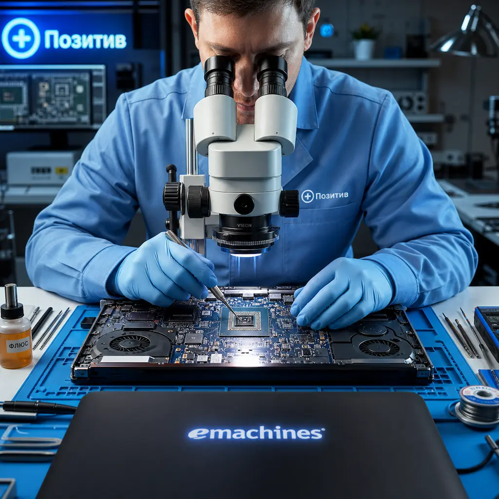 Замена видеокарты ноутбука Emachines в Перми
