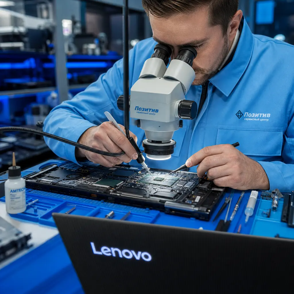 Замена видеокарты ноутбука Lenovo в Перми
