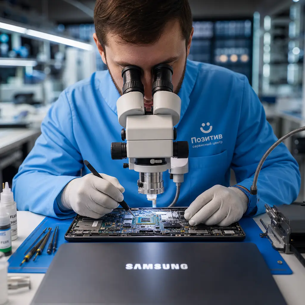Замена видеокарты ноутбука Samsung в Перми