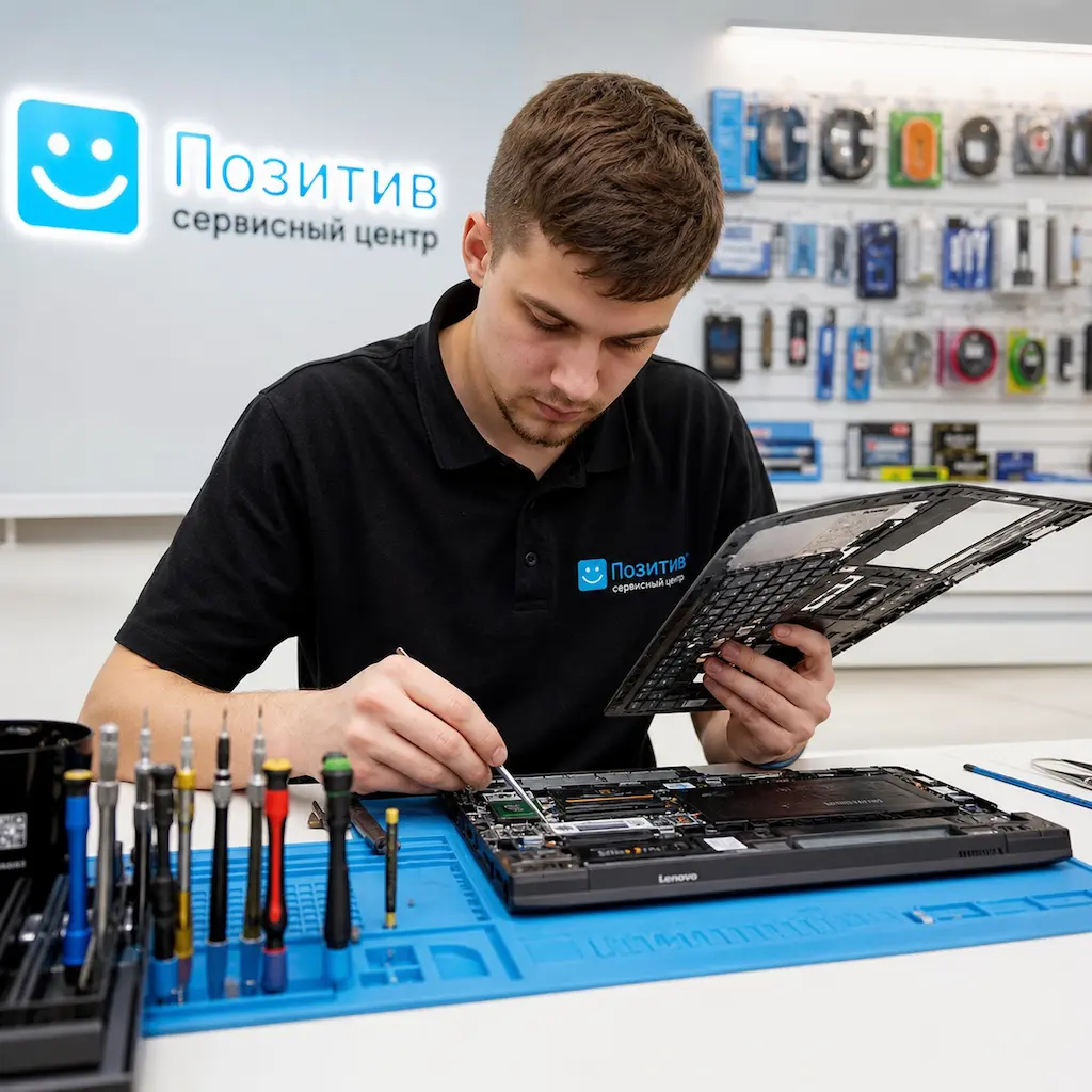 заменить клавиатуру на ноутбуке Lenovo в Перми