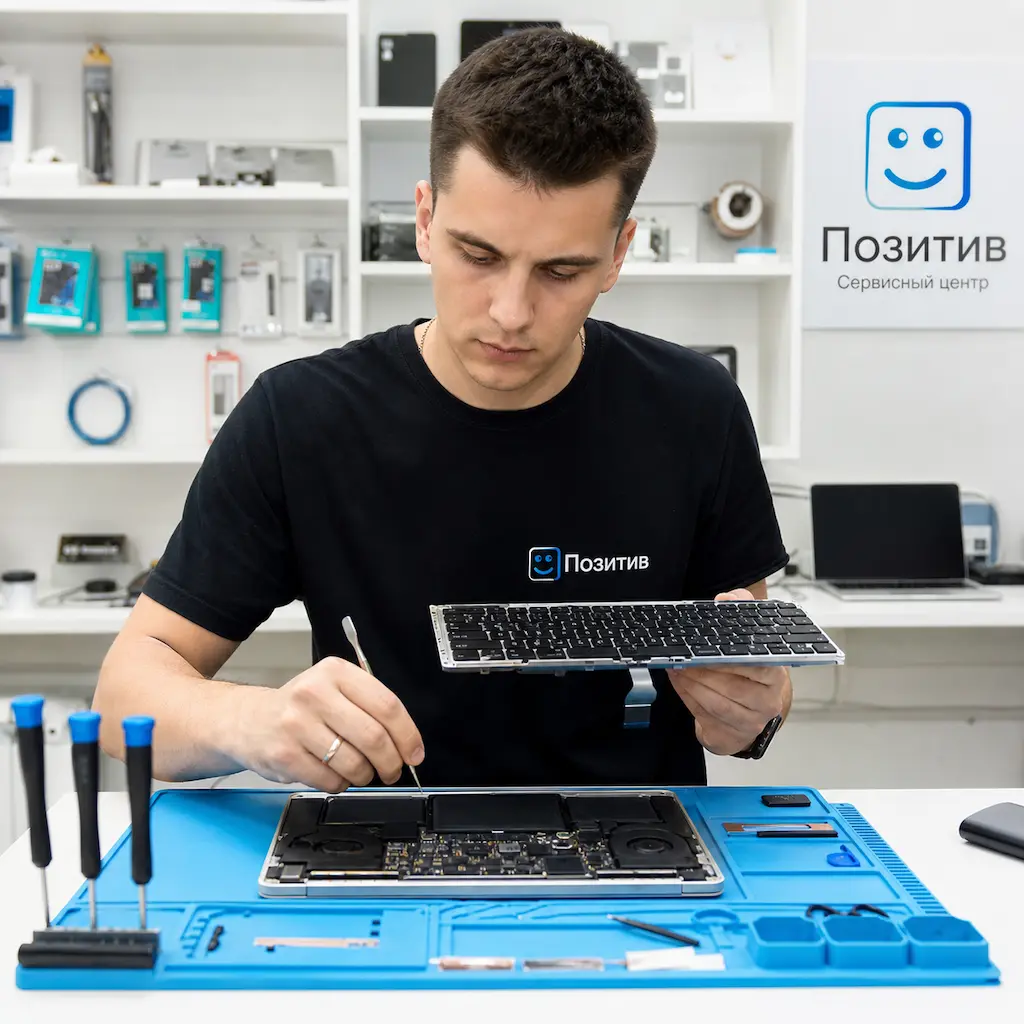 заменить клавиатуру на Apple Macbook в Перми