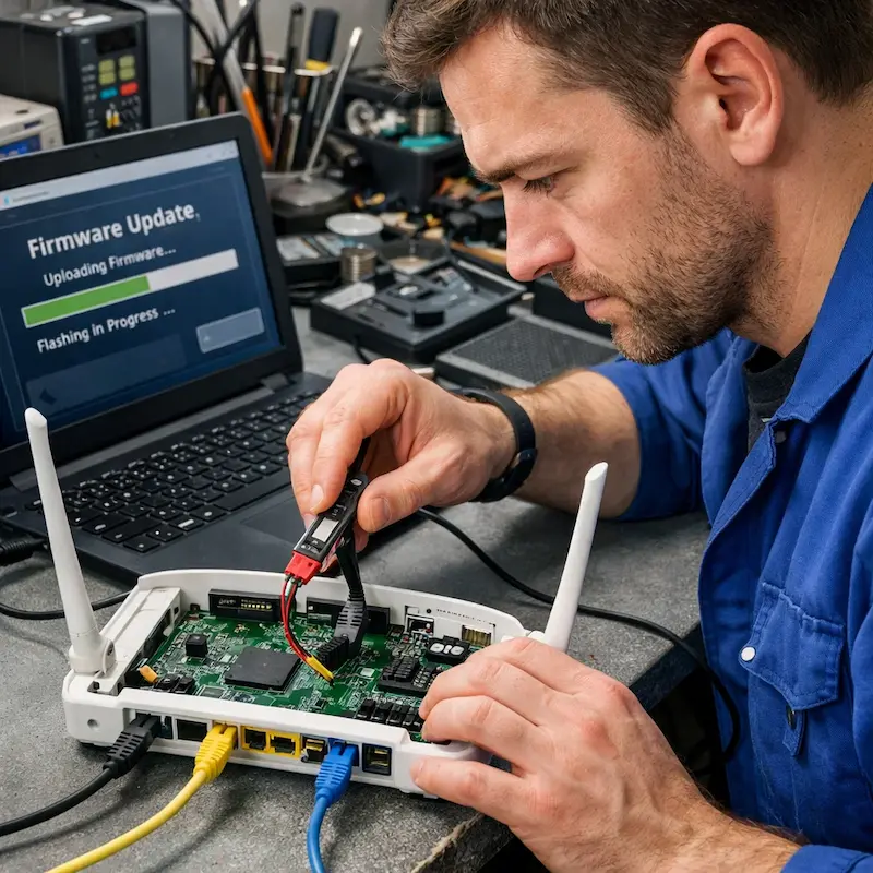 Обновление прошивки роутера в Перми