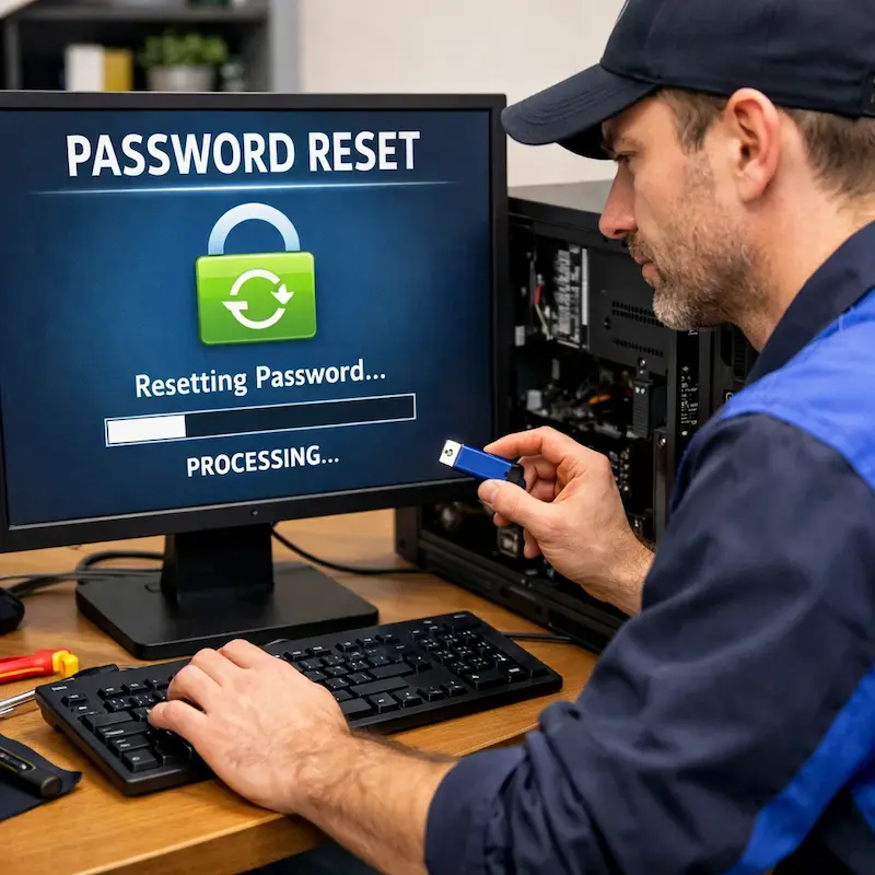 Удаление пароля на компьютере в Перми