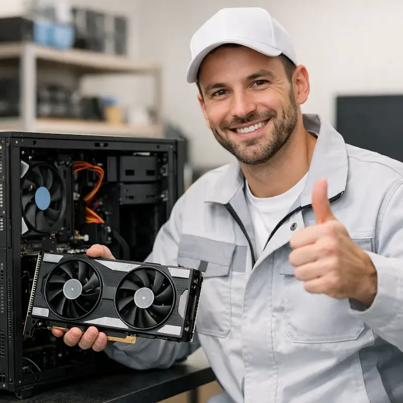 установка видеокарты на ПК в Перми