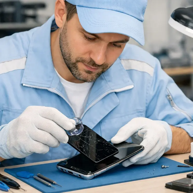 Заменить сенсорное стекло на смартфоне в Перми