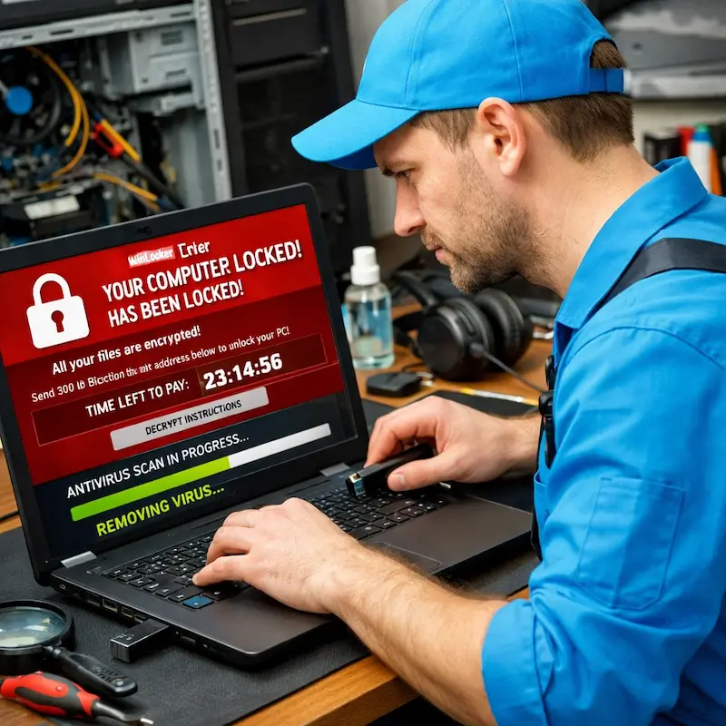 Удалить винлокер в Перми